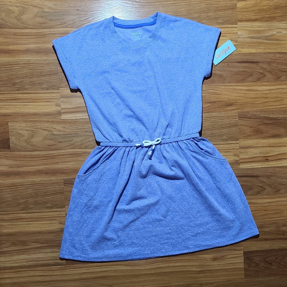 Cat & Jack Purple Casual Kids Dress